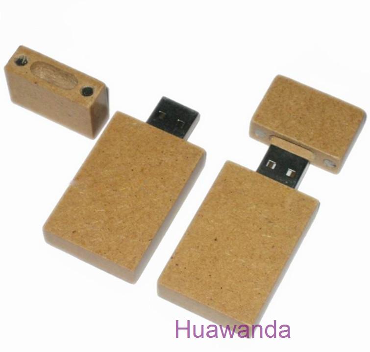 the recycled paper USB flash drives