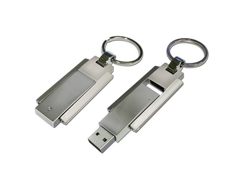 Metal USB with keychain H687